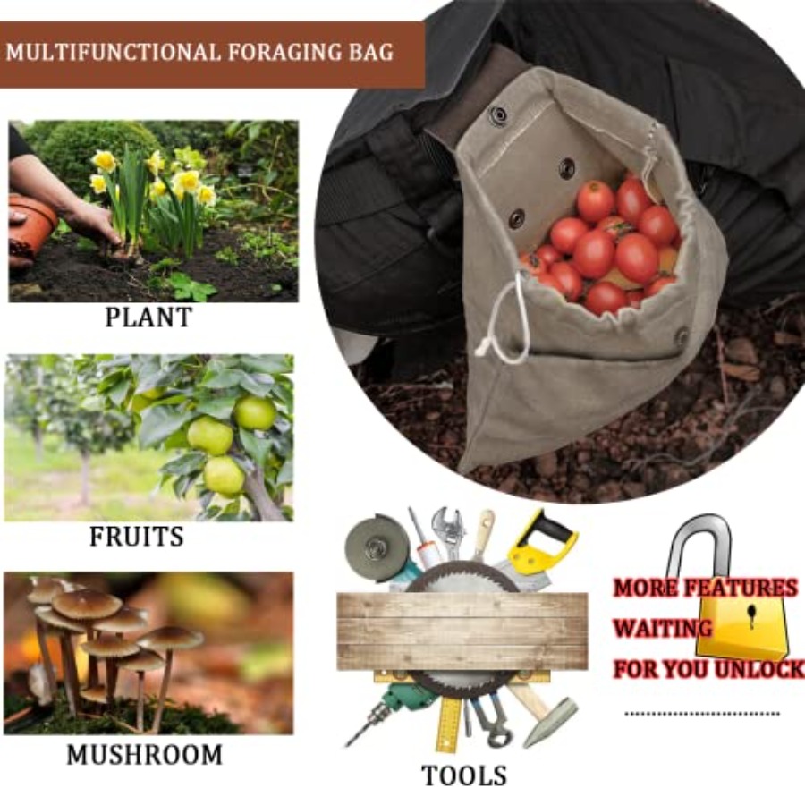 Foraging Pouch Leather Canvas  - đánh giá và giá Water Bag Collapsible