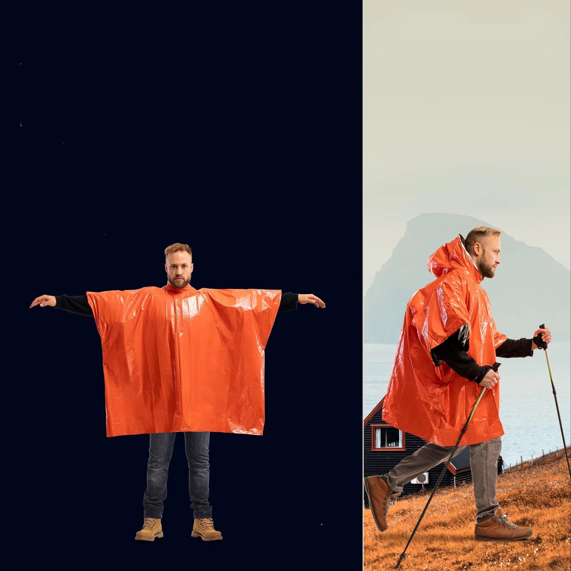 LIFE poncho Emergency Survival - đánh giá và giá Survival Blanket Reflective