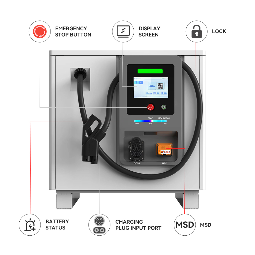 75KWH 141KWH Mobile Portable E - đánh giá và giá Solar Emergency Charger