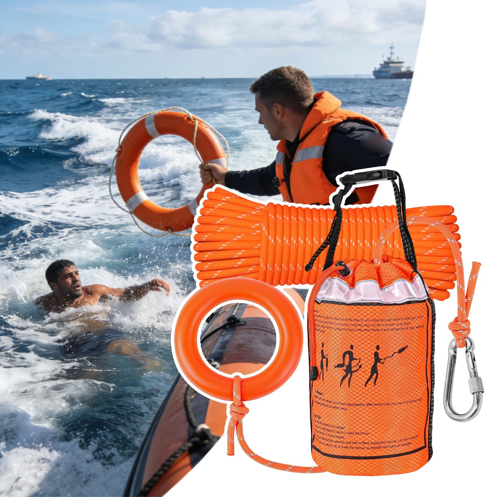 15 Boat Floating Rescue Throw  - đánh giá và giá Rescue Rope Throw
